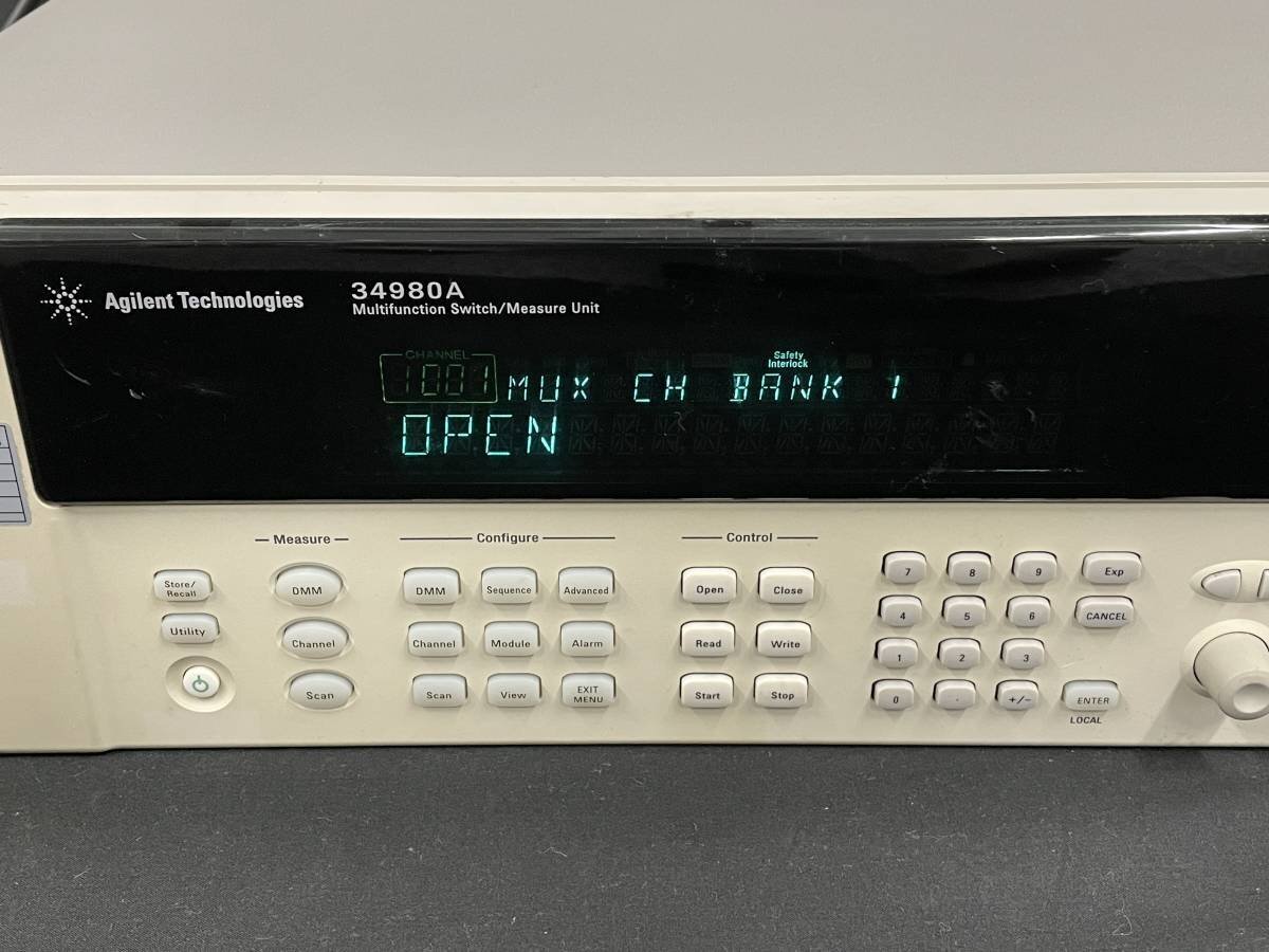 Agilent 34980A Multifunction Switch Measure Unit with 34921A 34945A 34951A Modules (for parts or not working) [r1129086979]