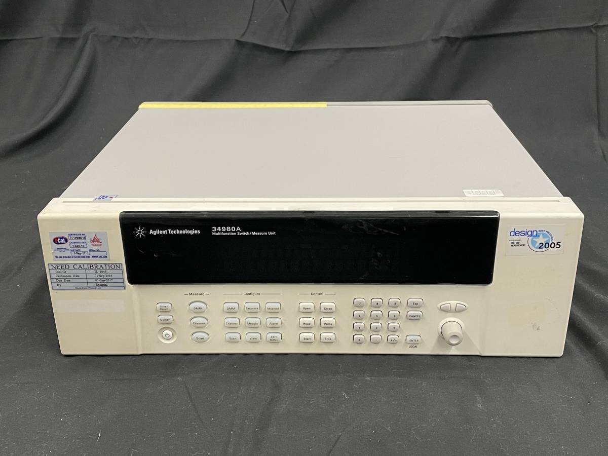 Agilent 34980A Multifunction Switch Measure Unit with 34921A 34945A 34951A Modules (for parts or not working) [r1129086979]