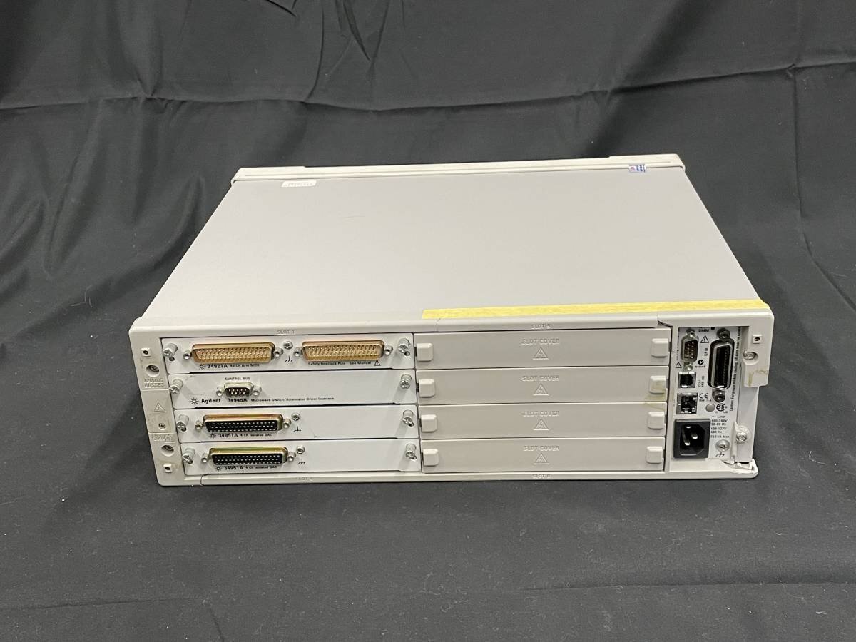 Agilent 34980A Multifunction Switch Measure Unit with 34921A 34945A 34951A Modules (for parts or not working) [r1129086979]
