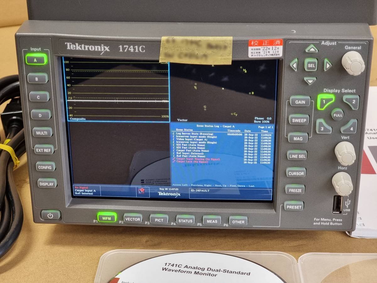 Tektronix 1741C Analog Dual-Standard Waveform Monitor [c1129114262]