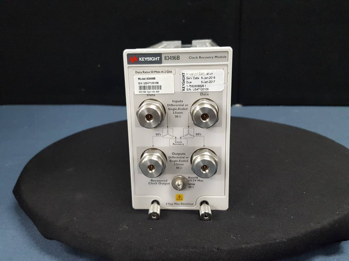 Keysight 83496B Multi-Rate Optical Electrical Clock Recovery Module [k1129125671]