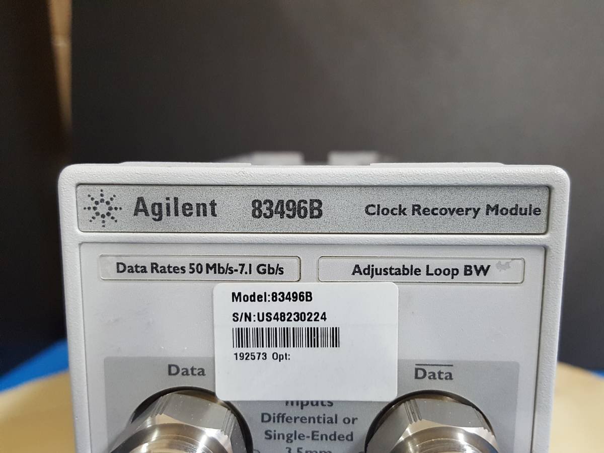 Agilent 83496B Multi-Rate Optical Electrical Clock Recovery Module [q1129121347]