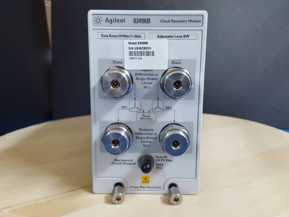 Agilent 83496B Multi-Rate Optical Electrical Clock Recovery Module [q1129121347]