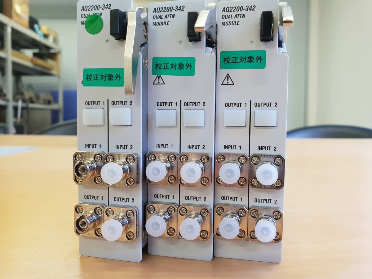 ★Clearance Sale★ YOKOGAWA AQ2200-342 Dual Attenuator Module ATTN module *1 unit