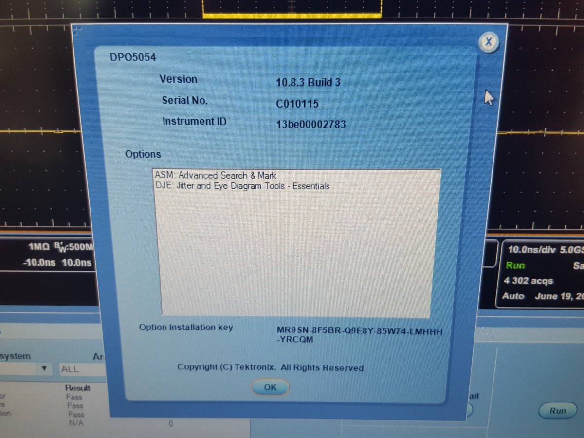 Tektronix DPO5054 Digital Oscilloscope 500MHz 4ch 5GS/s [w1129485999]