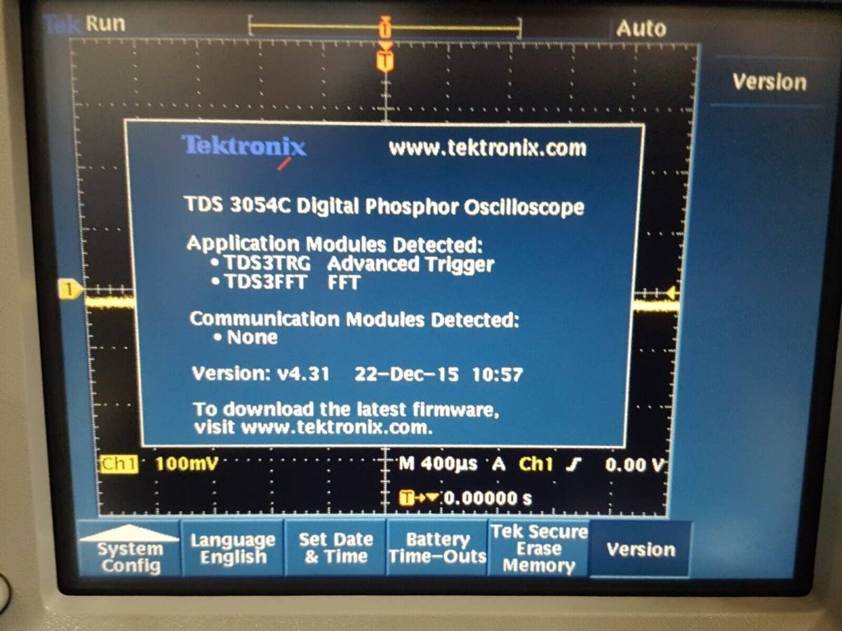 Tektronix TDS3054C Digital Phosphor Oscilloscope 500MHz 4ch 5GS/s [q1129653588]