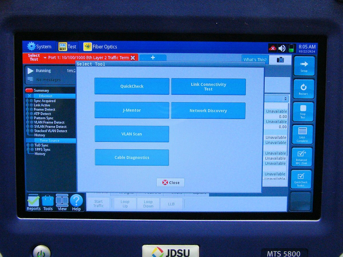Viavi JDSU MTS5822P Handheld Optical Network Tester [q1129661420]