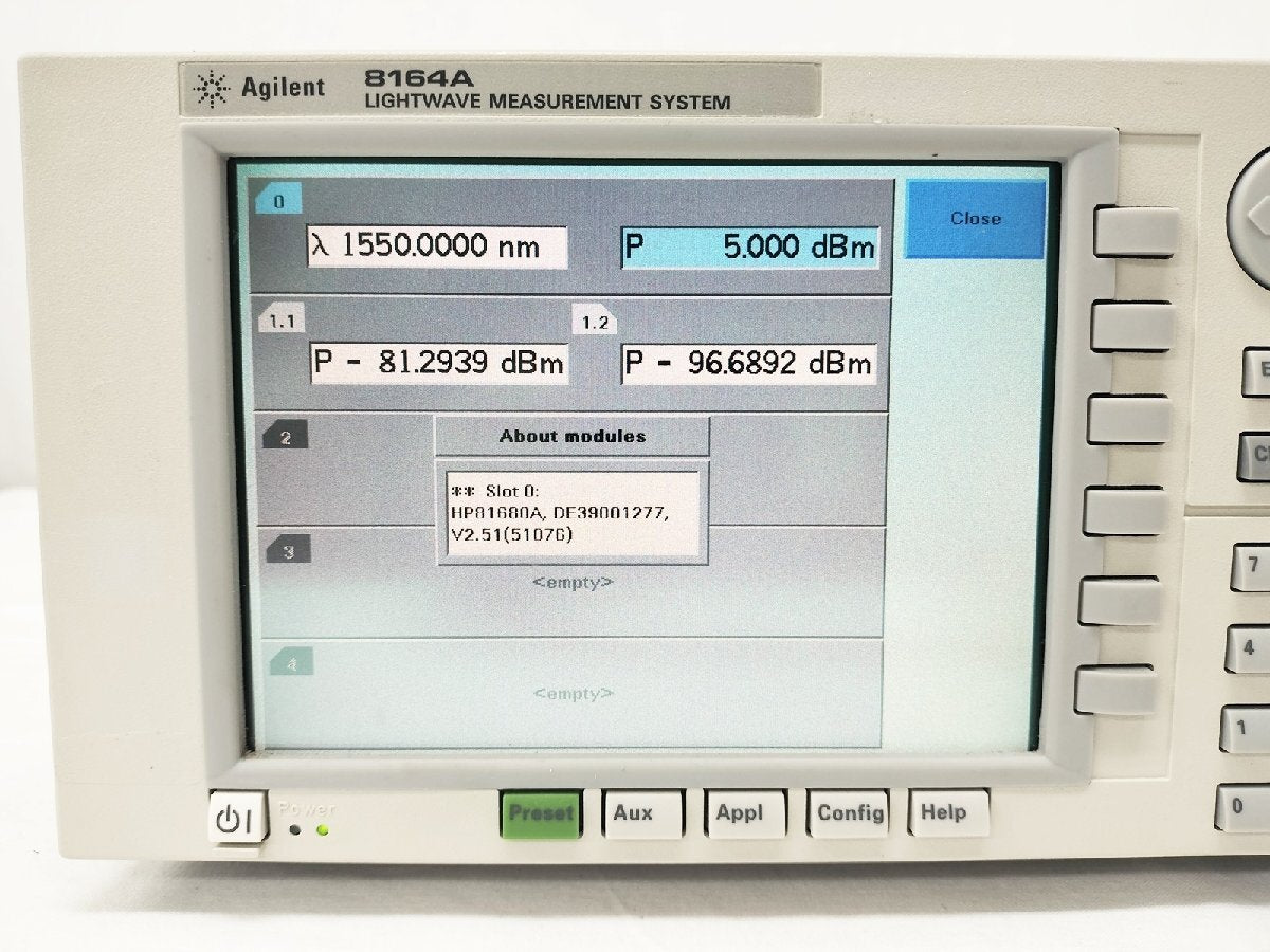 Agilent 81680A Tunable Laser Source 1460-1580nm [x1130118348]