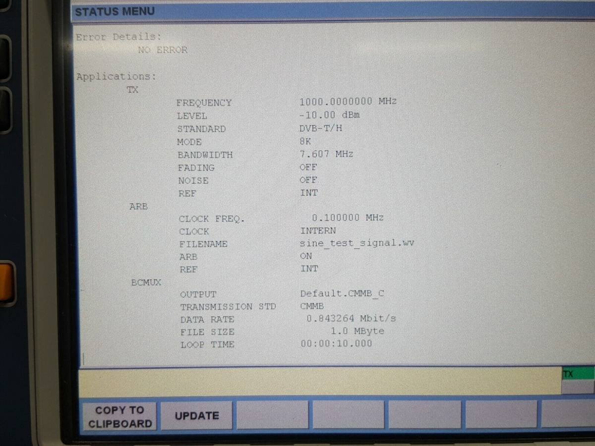 NBC R&S SFU Broadcast Test System Opt B3 B30 K1 K35 K40 K351 [o1130273925]