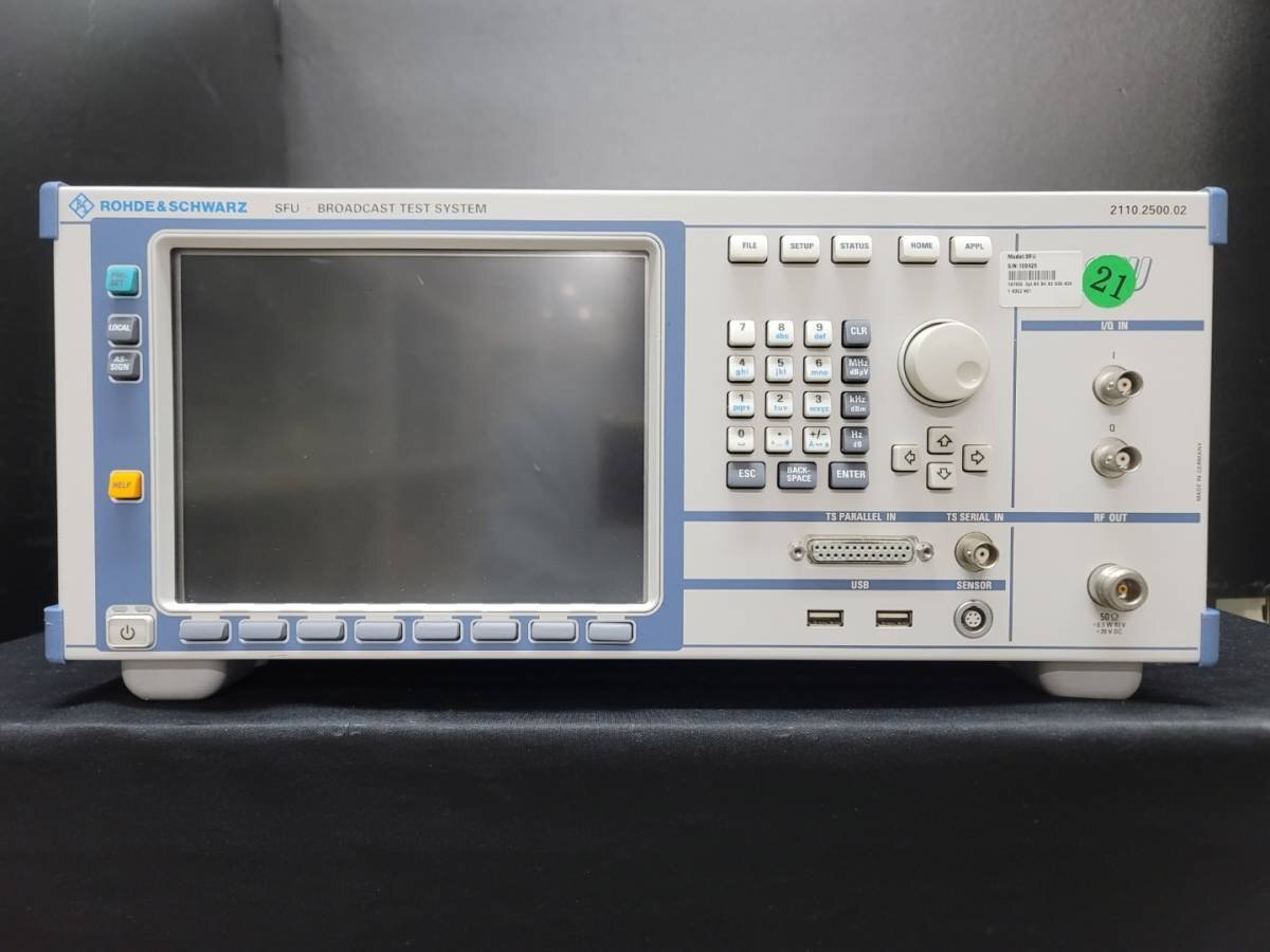 NBC R&S SFU Broadcast Test System Broadcast Test System [g1130278361]