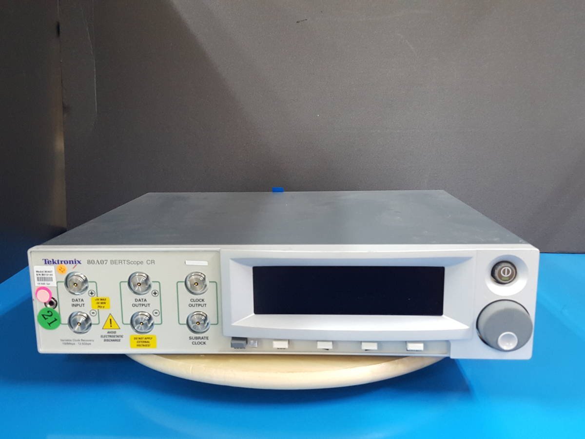 Tektronix 80A07 BERTScope CR Electrical Clock Recovery Instrument [g1130287660]