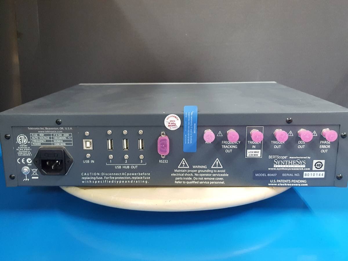 Tektronix 80A07 BERTScope CR Electrical Clock Recovery Instrument [g1130287660]