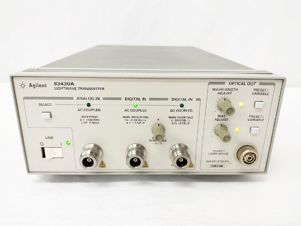 Agilent 83430A Lightwave Source 2.5Gbps [s1130526639]