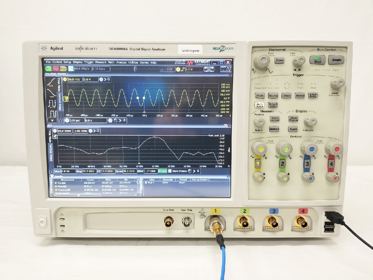 Agilent DSA91204A Infiniium Oscilloscope 12GHz 4ch 40GS/s [k1130863504]