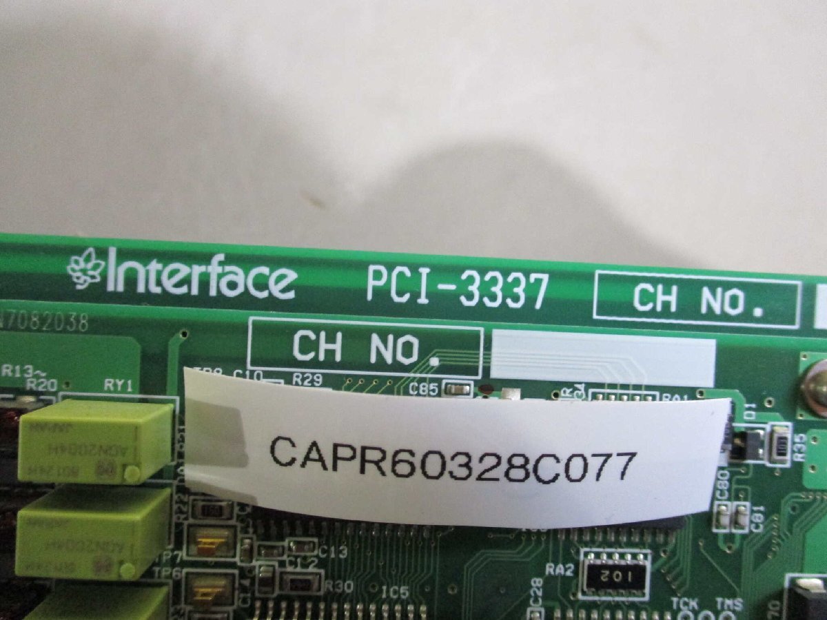 INTERFACE PCI-3337 DA16 Bit 4CH Memory [b1130866815]