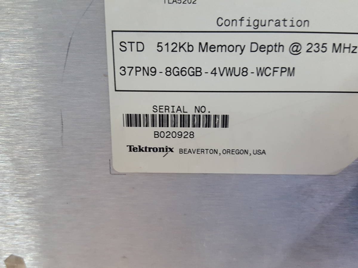 Tektronix TLA5202 Logic Analyzer 68ch [c1130862429]