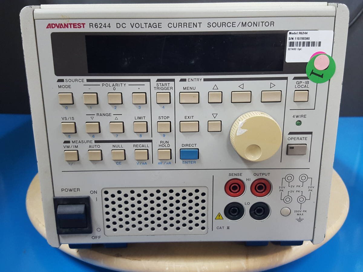 Advantest R6244 DC Voltage Current Generator Source Monitor [m1130882249]