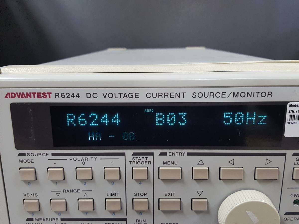 Advantest R6244 DC Voltage Current Source Monitor [q1130899910]