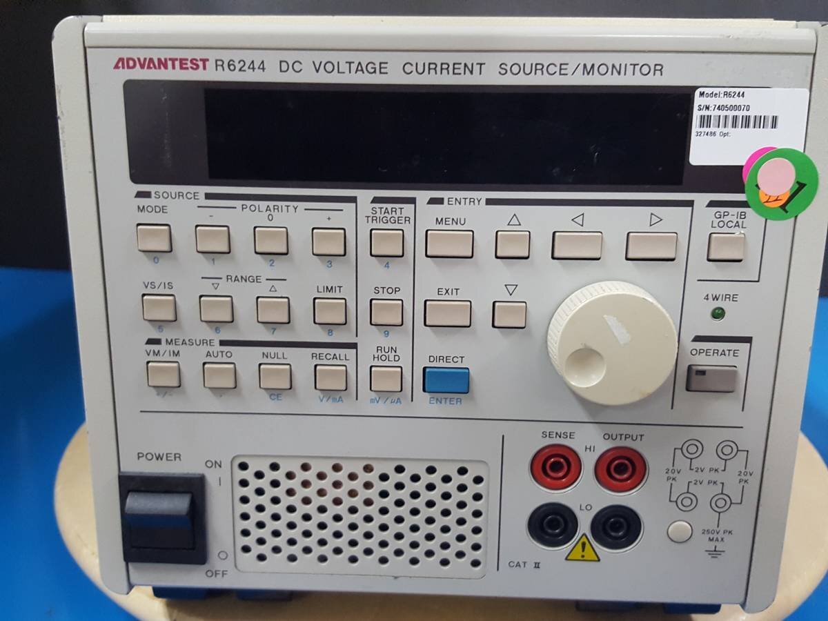 Advantest R6244 DC Voltage Current Source Monitor [q1130899910]