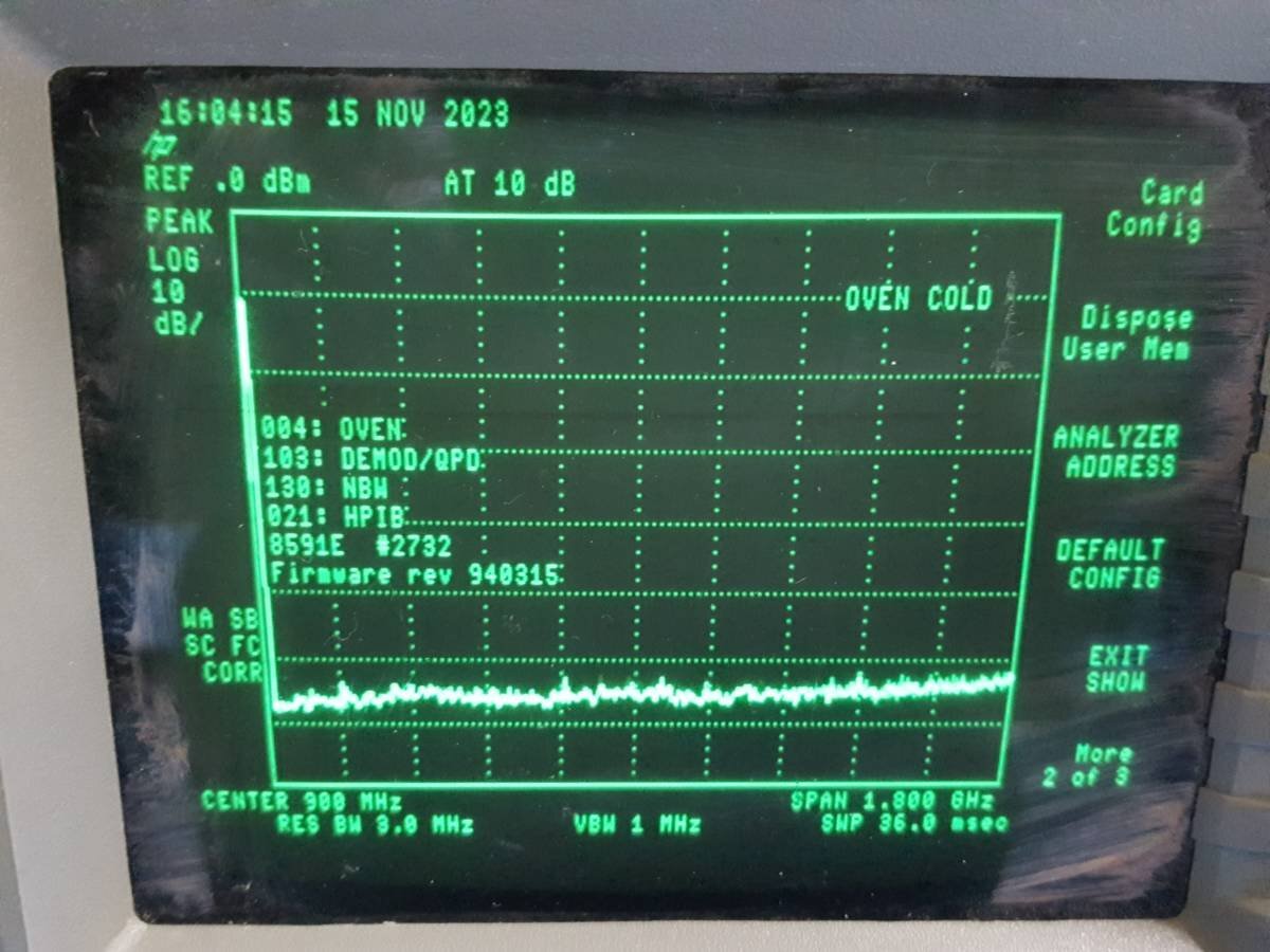 HP 8591E Spectrum Analyzer 9kHz-1.8GHz [c1130895335]