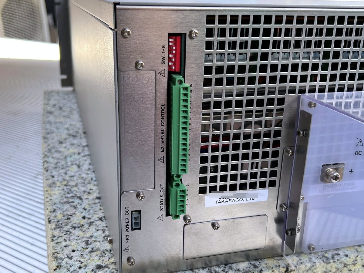 Takasago HX0400-37.5 Regulated DC Power Supply 400V 37.5A 15kW [m1130897174]