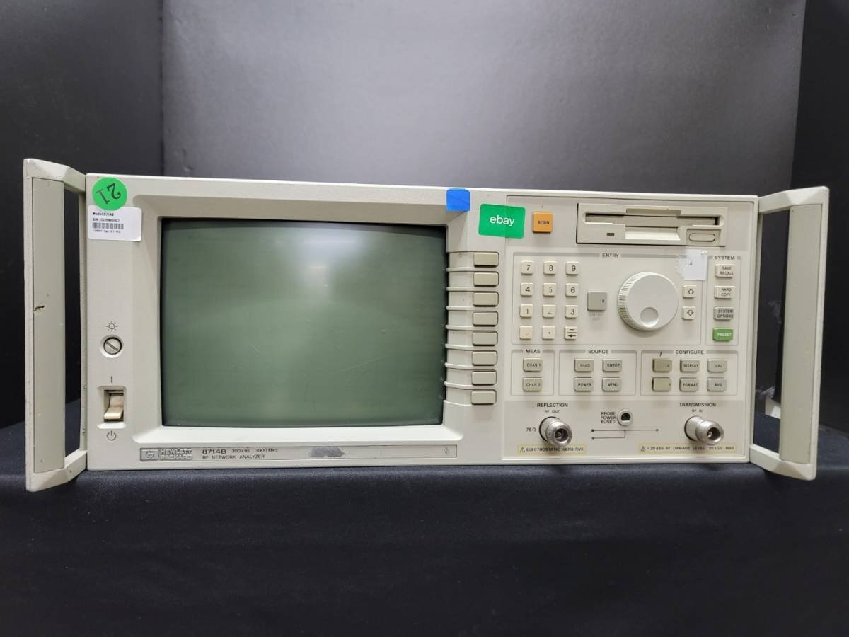 HP 8714B RF Network Analyzer 300kHz-3000MHz [q1130910807]