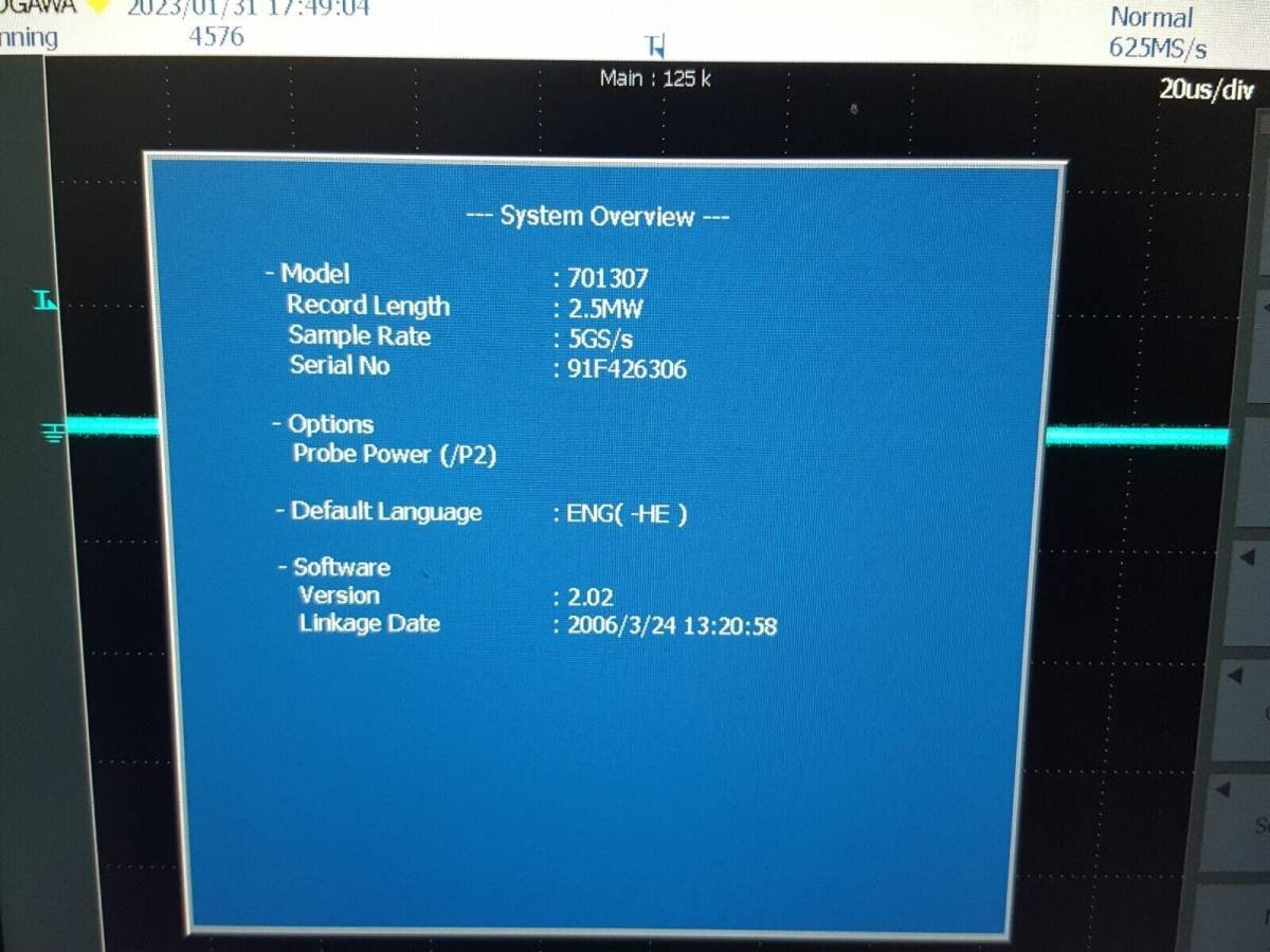 Yokogawa DL9040 Digital Oscilloscope 500MHz 5GS/s 4ch [g1130993799]