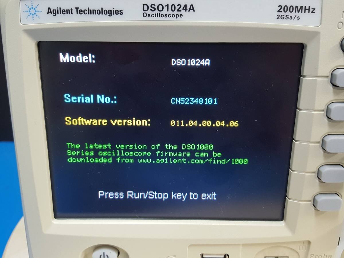 Agilent DSO1024A Oscilloscope 200MHz 4ch 2GS/s [n1130990744]