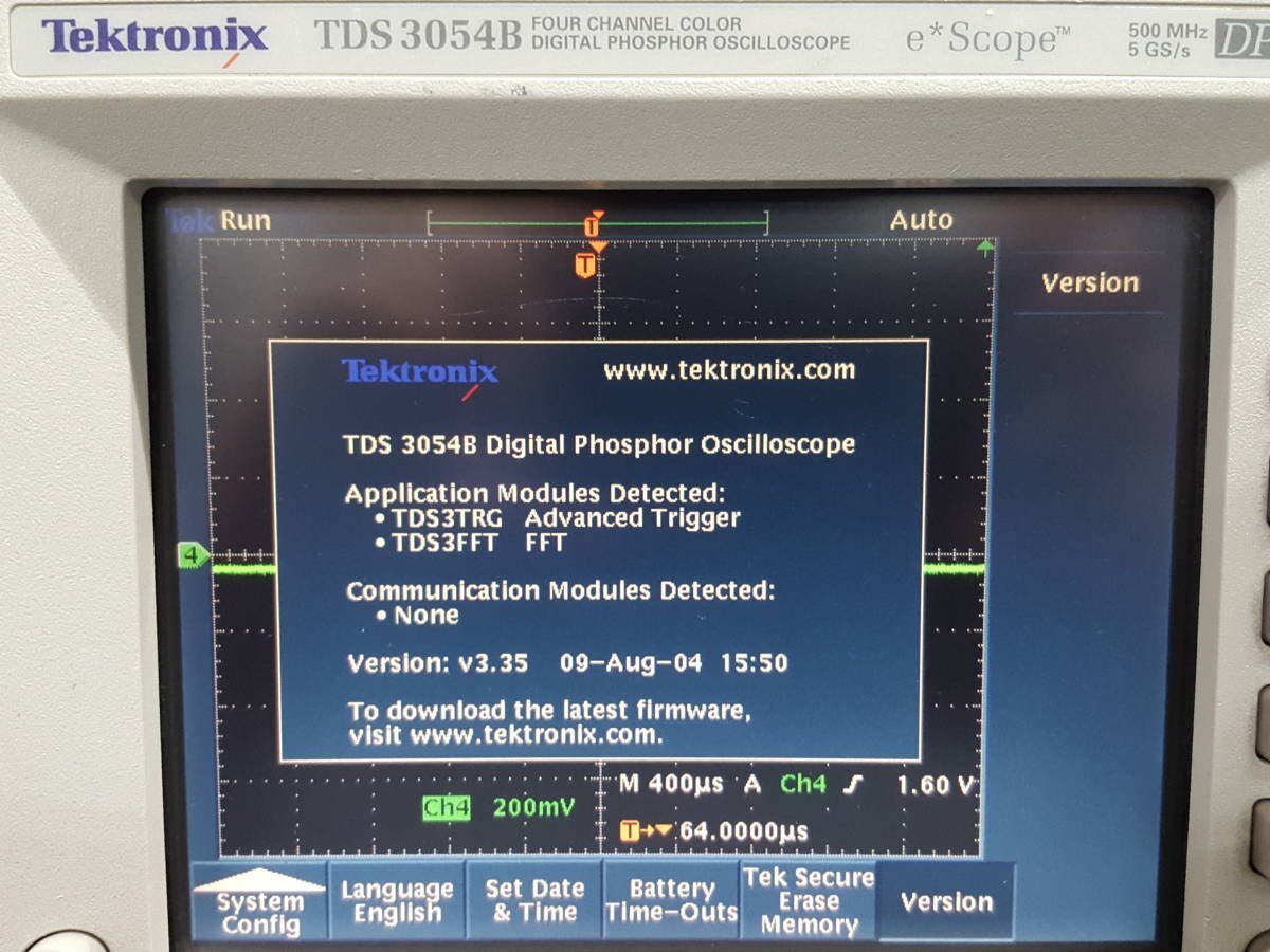 Tektronix TDS3054B Digital Phosphor Oscilloscope 500MHz 4CH 5GS/s [v1131036984]