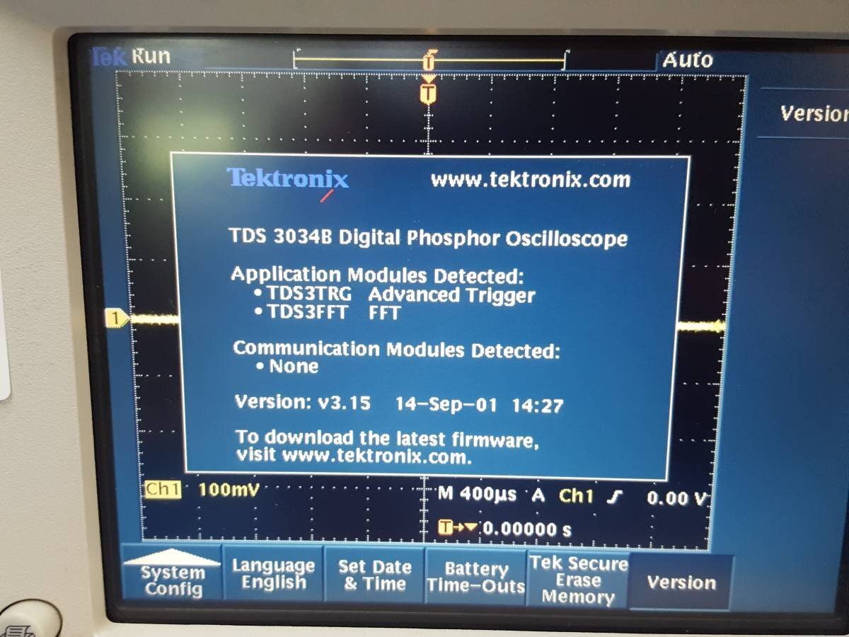 Tektronix TDS3034B Digital Phosphor Oscilloscope 300MHz 4ch 2.5GS/s [b1131037727]