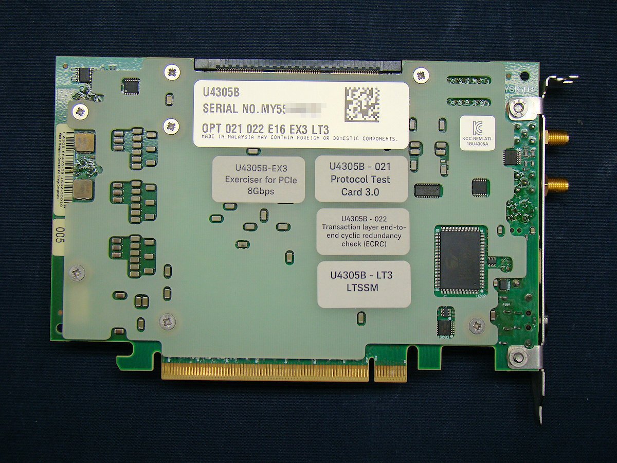 Keysight U4305B PCIe Gen3 Exerciser Module Test Backplane [g1131124253]