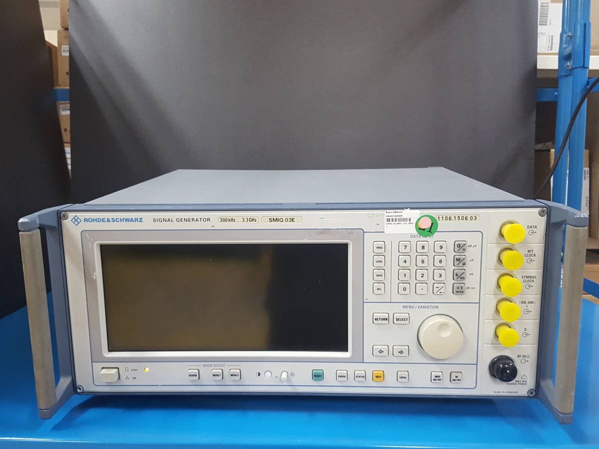 Rohde & Schwarz SMIQ03E Vector Signal Generator 300kHz-3.3GHz [w1131163696]