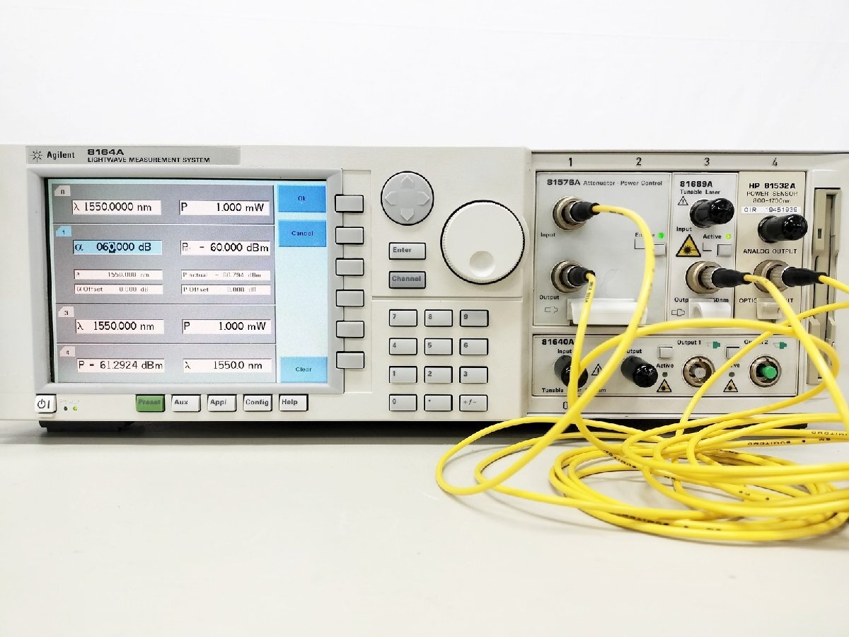 Agilent 81576A Optical Attenuator 1250-1650nm 0-60dB [q1131159415]