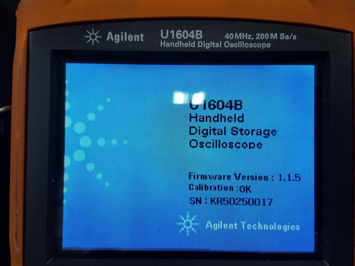 Agilent U1604B Handheld Digital Oscilloscope 40MHz 200MS/s 2ch [q1131159460]