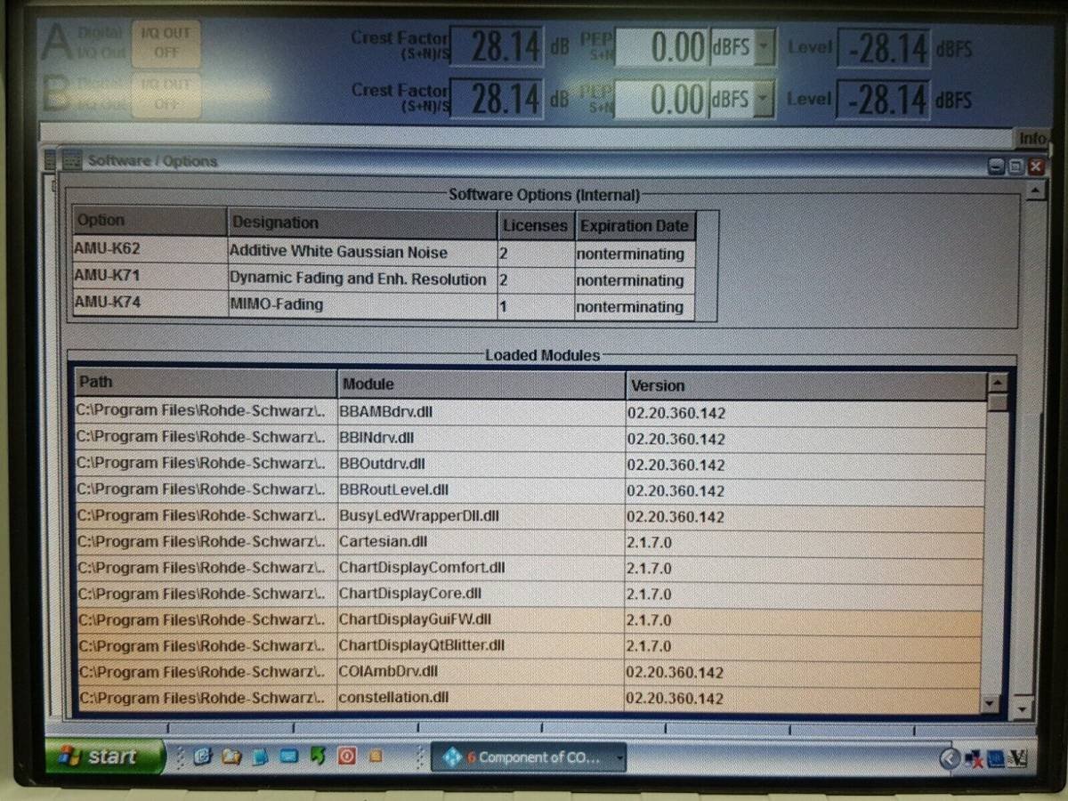 Rohde & Schwarz AMU200A Baseband Signal Generator [g1131169855]