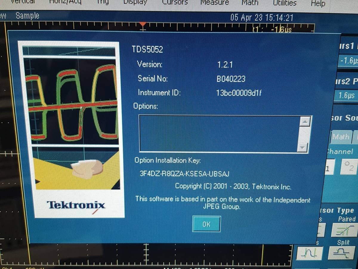 Tektronix TDS5052 Digital Oscilloscope 500MHz 2ch 5GS/s [u1131179662]