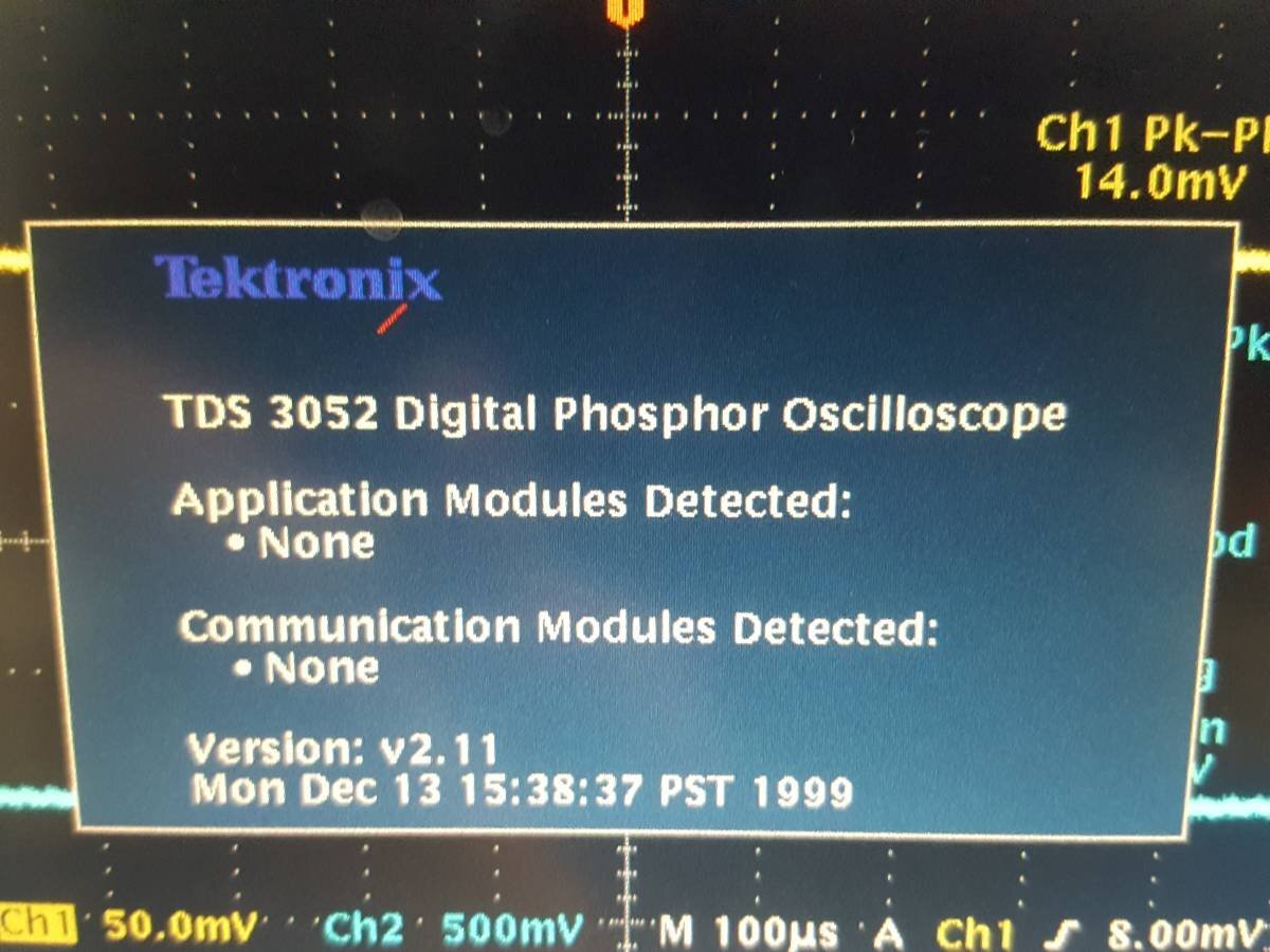 Tektronix TDS3052 Digital Phosphor Oscilloscope 500MHz 2ch 5GS/s [j1131233025]