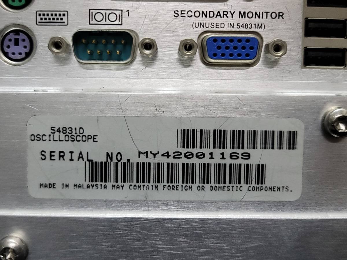 Agilent 54831D Infiniium Digital Oscilloscope 600MHz 4ch [t1131242640]