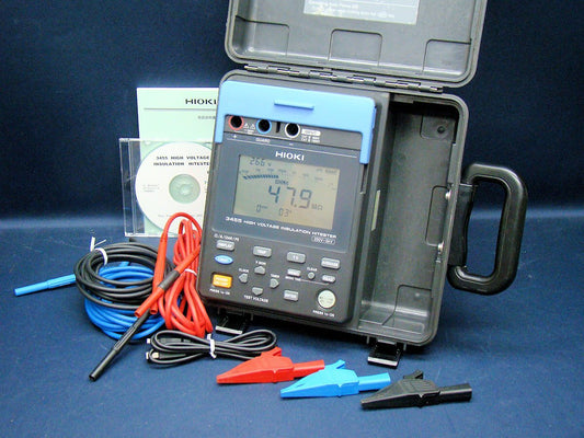 HIOKI 3455 High-Voltage Insulation Resistance Meter 250V~5kV 5.00TΩ [1131279518]