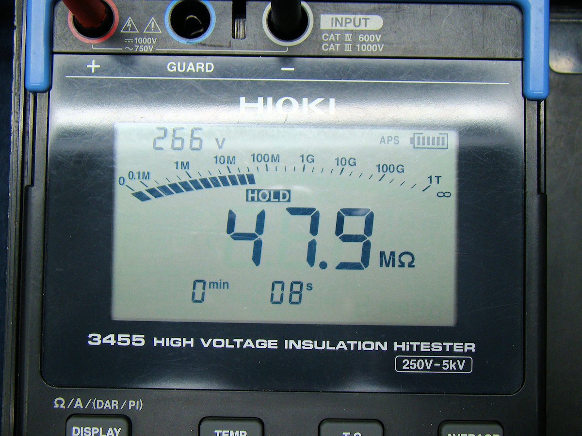 HIOKI 3455 High-Voltage Insulation Resistance Meter 250V~5kV 5.00TΩ [1131279518]