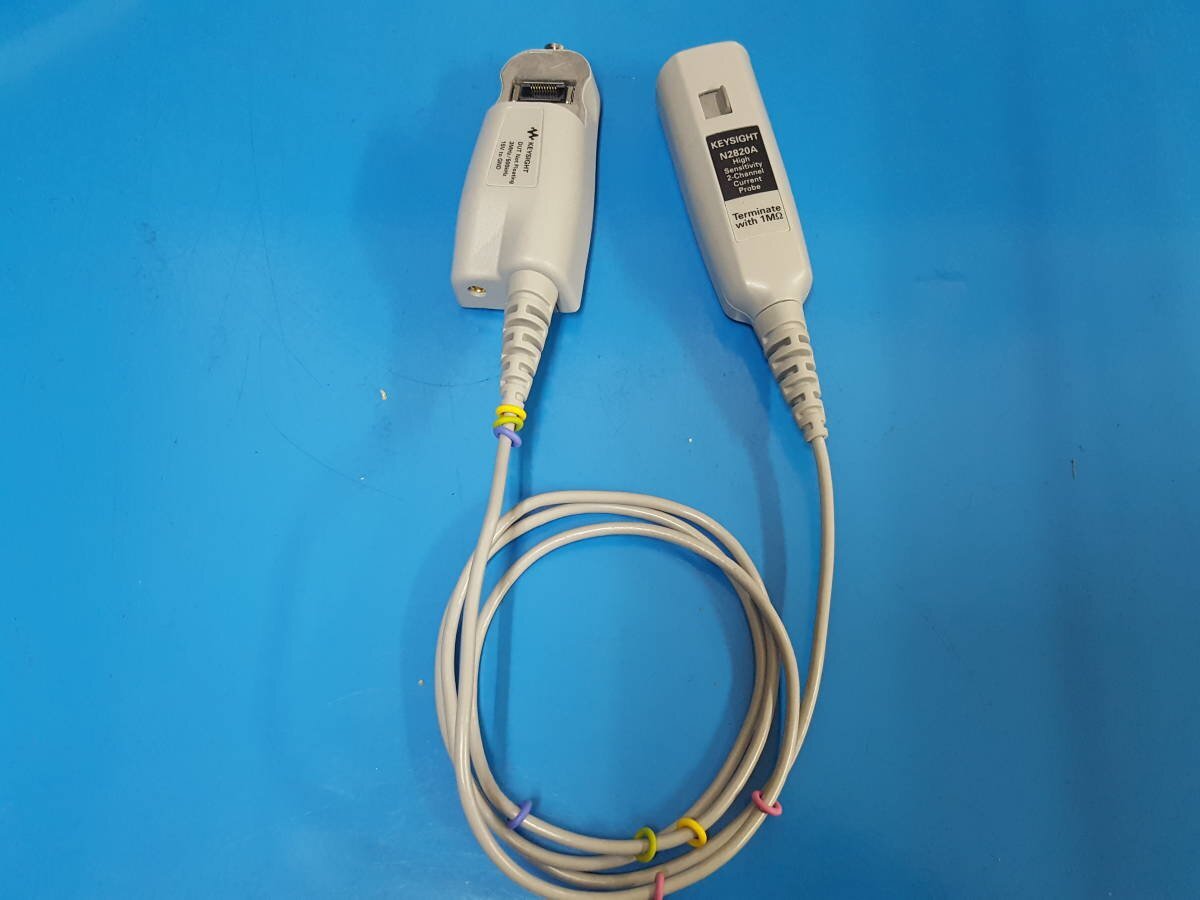 Keysight N2820A High Sensitivity AC DC Current Probe 2ch 3MHz (for parts or not working) [r1131291807]