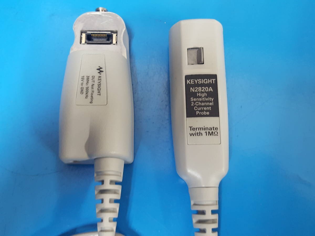 Keysight N2820A High Sensitivity AC DC Current Probe 2ch 3MHz (for parts or not working) [r1131291807]
