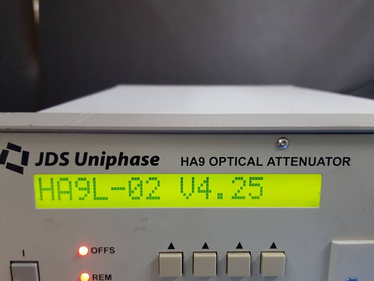 JDS Uniphase HA9 Programmable Optical Attenuator 100 dB P/N HA097+20KSC2 [s1131305072]