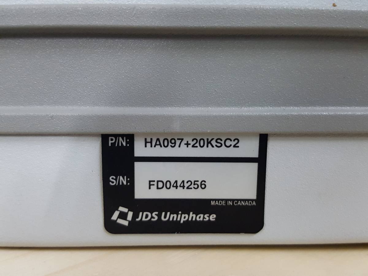 JDS Uniphase HA9 Programmable Optical Attenuator 100 dB P/N HA097+20KSC2 [s1131305072]