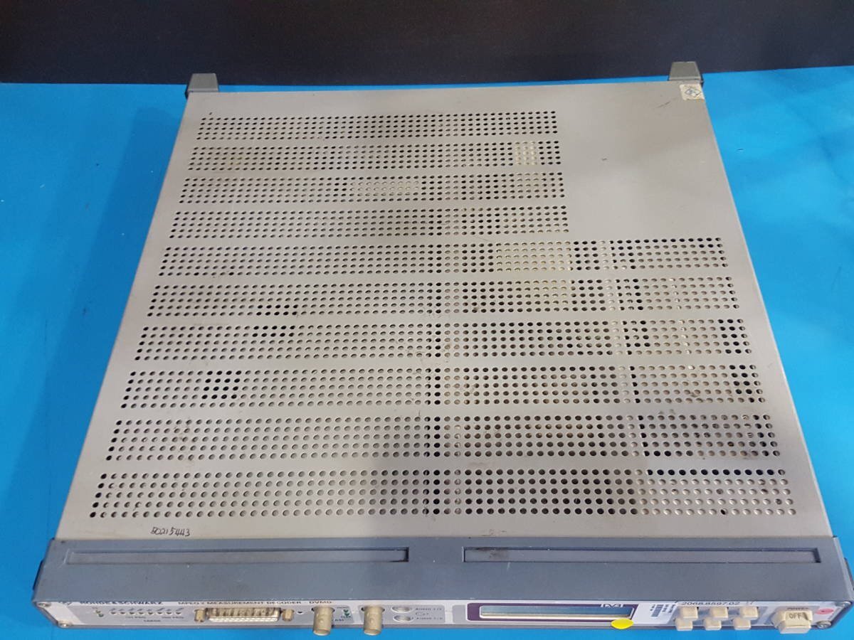 R&S DVMD MPEG2 Measurement Decoder [c1131380488]