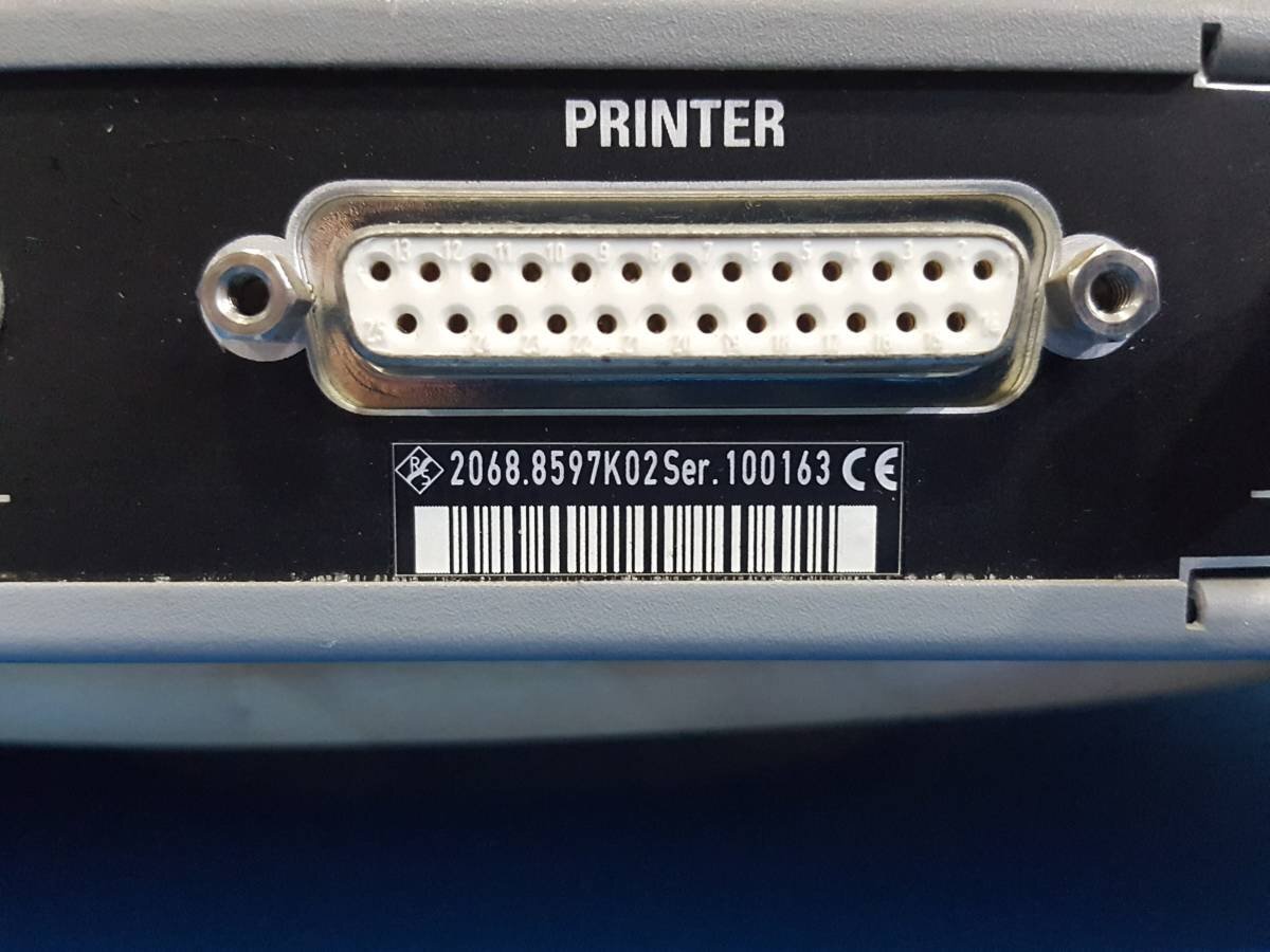 R&S DVMD MPEG2 Measurement Decoder [c1131380488]