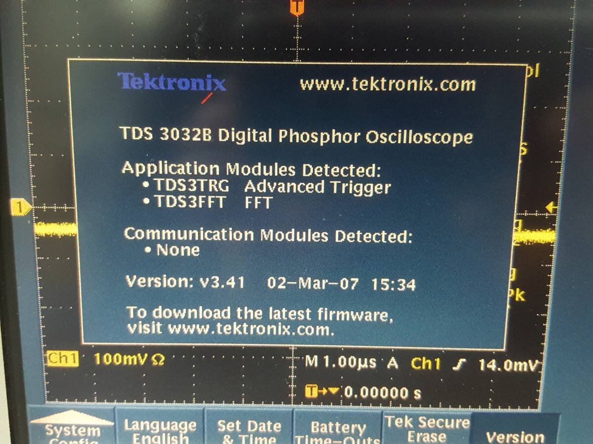Tektronix TDS3032B Two Channel Color Digital Oscilloscope 300MHz [w1131407052]