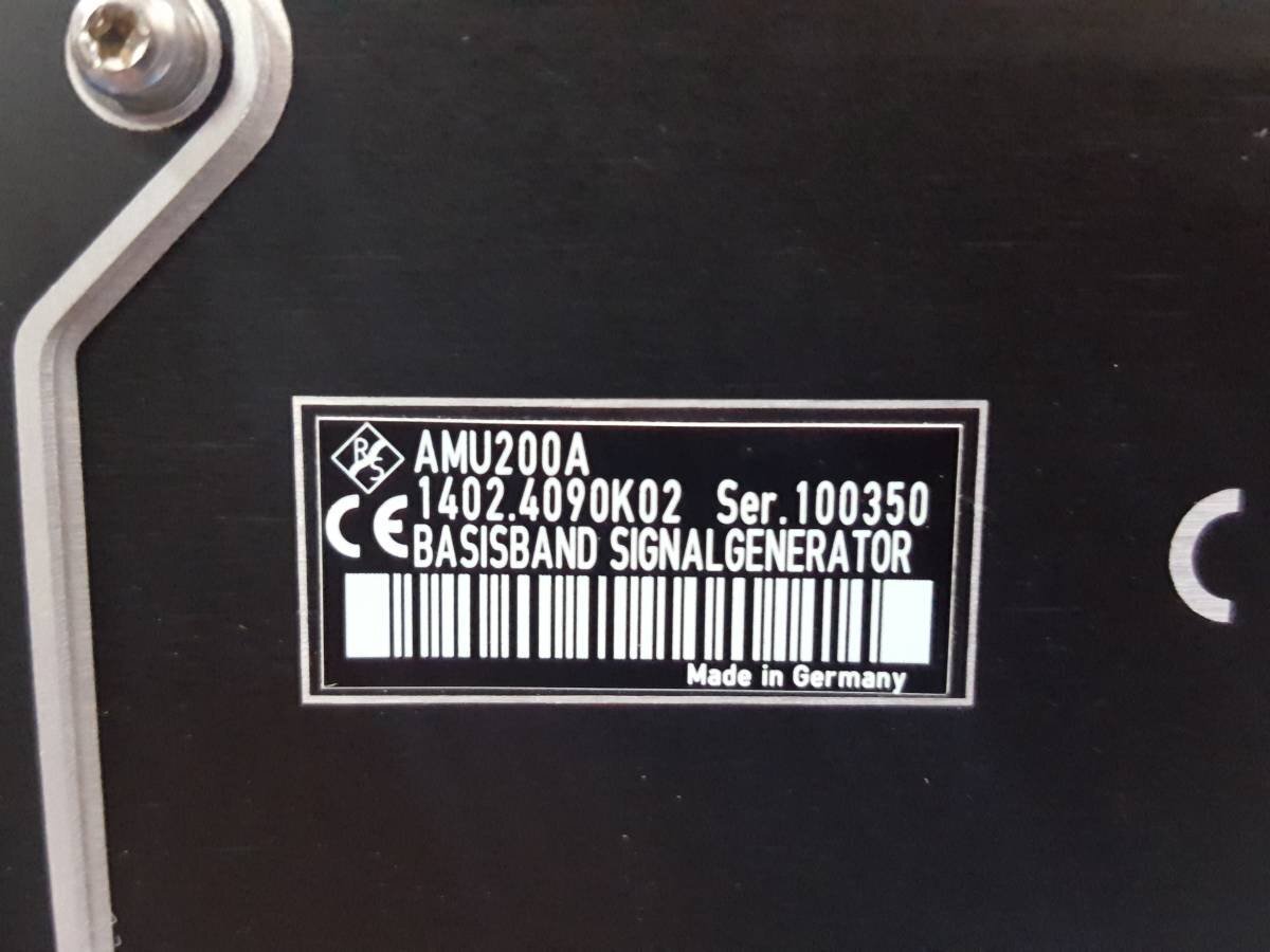 NBC R&S AMU200A Baseband Signal Generator Opt B13 B14 B17 K62 K71 [m1131389732]