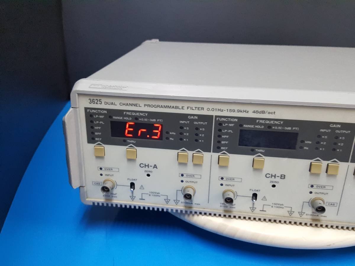 NBC NF 3625 Programmable Filter Dual Channel 0.01Hz to 159.9kHz [c1131418971]