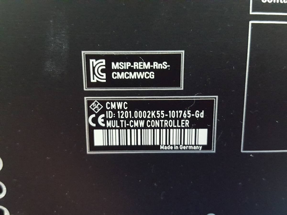 R&S CMWC Multi-CMW Controller (as-is) [n1131417544]